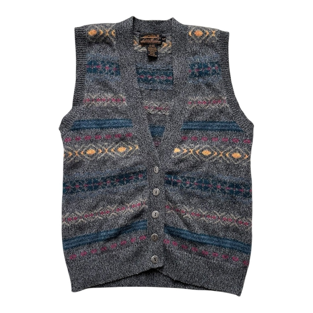 Vintage Eddie Bauer Wool Sweater Vest